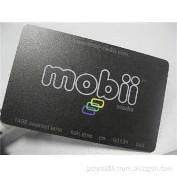 Wholesale China Market Frosted Plastic Business Cards Cheap